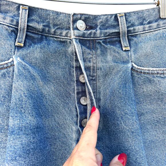 Citizens Of Humanity Franca Shorts 2” Inseam Harbor Wash Medium Pleated 27 - Picture 8 of 14